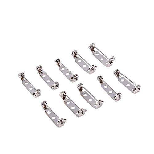 50 Stück Broschennadeln, Sicherheitsnadeln für Broschen DIY Craft Sicherheitsnadel, Safety Pins, mit Versicherungswechsel, 25mm von Estink