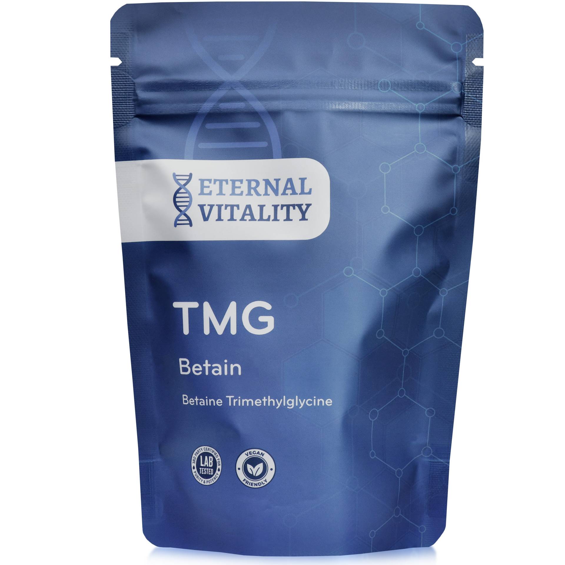 Betain Tmg Pulver - 150G Zertifizierte Reinheit Trimethylglycin von EternalVitalityShop