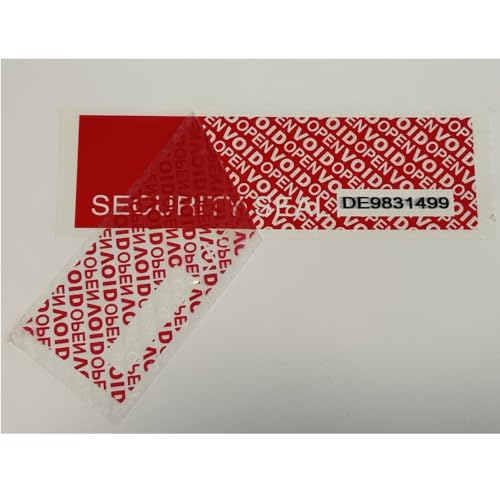 Sicherheitsklebeband Siegel-Klebeband mit Seriennummer - Security Tape - 1 Rolle 48 mm x 50 m - 330 Stück von Etikettenshop-Thon