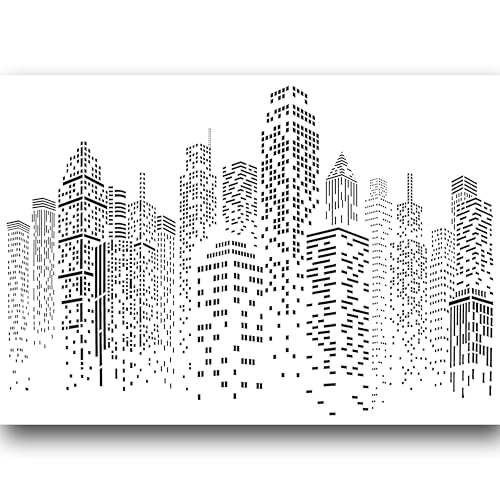 Etter Art Stencil (SKYLINE) von Etter Art