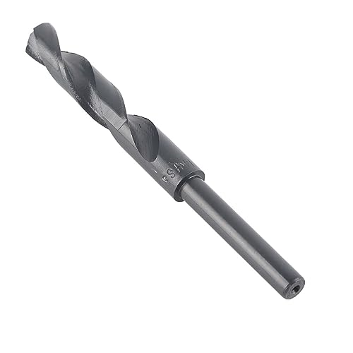 1pcs Twist Bohrer Bits 1/2 HSS Twist Drill Bit, Twist Drill Bit Foret HSS HSS Twist Drill Bit Reduziertes Schaftbohrer für Holz (14mm) von Eujgoov