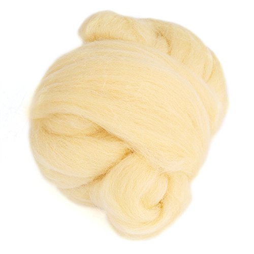 Bastelnadelfilz-Set, 8 Farben, 55 g, Bunte Nadeln, Filzen, Wolle, Nähen, Trimmen, Bastelarbeiten, Material Wolle und Fasern, Handarbeit, Heimwerkerzubehör cremefarben Bastelnadelfilz-Set, 8 Farben, 55 g, Bunte Nadeln, Filzen, Wolle, Nähen, Trimmen, Bastelarbeiten, Material Wolle und Fasern, Handarbeit, Heimwerkerzubehör cremefarben von Eujgoov