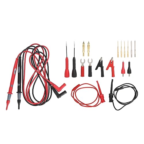 Multimeter-Testkabel-Kit, Testsondenleitungen Multimeter Elektronische Testleitungen Klemme Krokodilklemmen-Testkabel 1000 V von Eujgoov