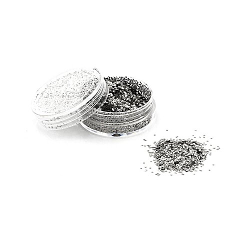 EULENSPIEGEL Bio-Glitter "Grob", silber von Eulenspiegel