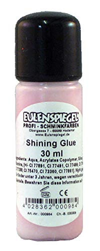 Eulenspiegel 000984 - Spezialkleber für Glitzer Tattoos, 30 ml, Shining Glue von Eulenspiegel