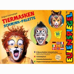 Schminkpalette Tiermasken von Eulenspiegel