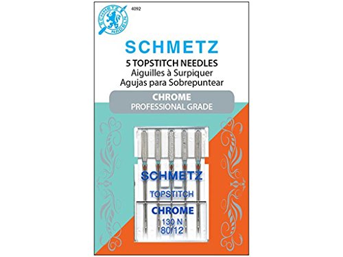 Schmetz sch4092 absteppen garantiert Größe 80/12 Nadel Chrom absteppen garantiert von Euro-Notions