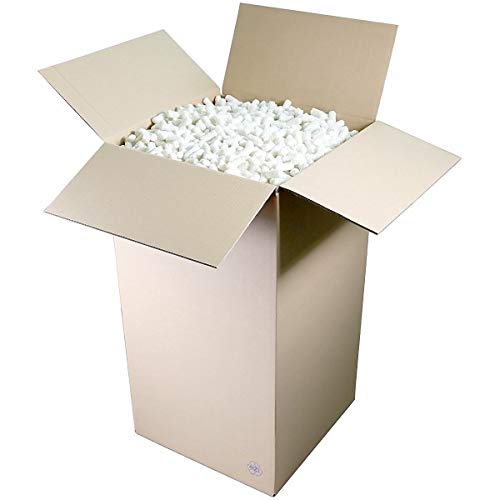 200 Liter | Bio Verpackungschips flupis® | 100% Recyclingfasern | Papierschaumflocken im Karton (50x50x80 cm) | Füllmaterial gegen Glasbruch von Europack24