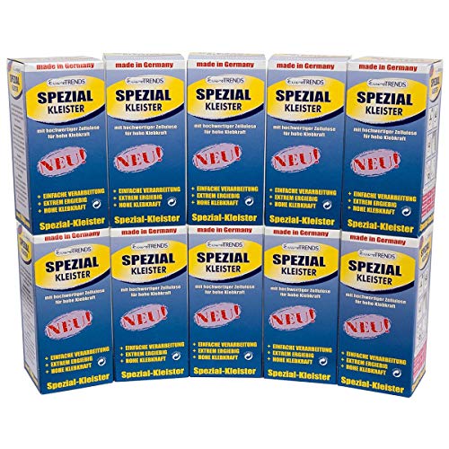 10x Spezial Kleister Tapetenkleister Papier Rauhfaser 2kg von BDLLMDES