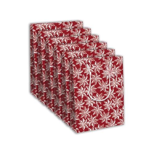 Clairefontaine X-32781-2Cpack Geschenktüten aus Kraftpapier, groß, 26,5 x 14 x 33 cm, 210 g, Motiv: Zitrusfrüchte, Geschenkverpackung, ideal für: Gesellschaftsspiele, Puzzles, 6 Stück von Eurowrap