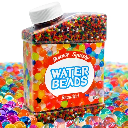 Eurtes Wasserperlen, 50.000 Bunte Perlen, Wasserperlen für Pflanzen Ungiftig, Wiederverwendbare Water Beads für Pflanzen Wasserkugeln für Vase Füllstoff und Deko von Eurtes