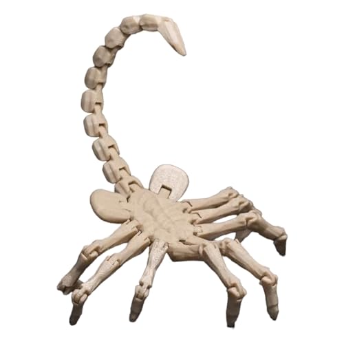 Euyehn Facehugger Actionfigur, 3D-gedrucktes Gesicht Hugger, Alien, integriertes Gelenk, bewegliches Spielzeug, 3D-gedrucktes Alien-Desktop-Handwerk, Ornament für Erwachsene, Fans, Freunde von Euyehn