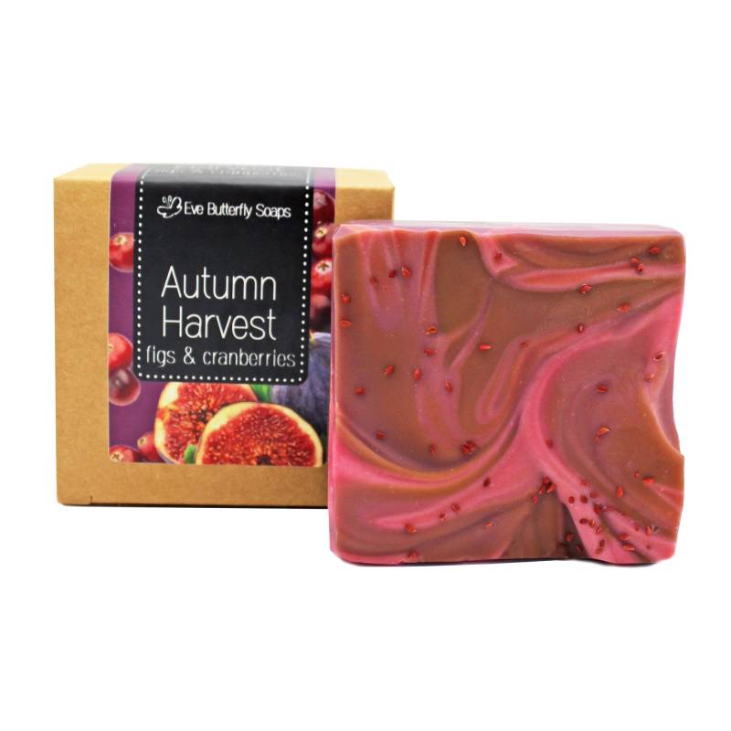 Naturseife "Autumn Harvest" | Sonnengereifte Cranberries, Reife Feigen Und Brauner Zucker von EveButterflySoaps