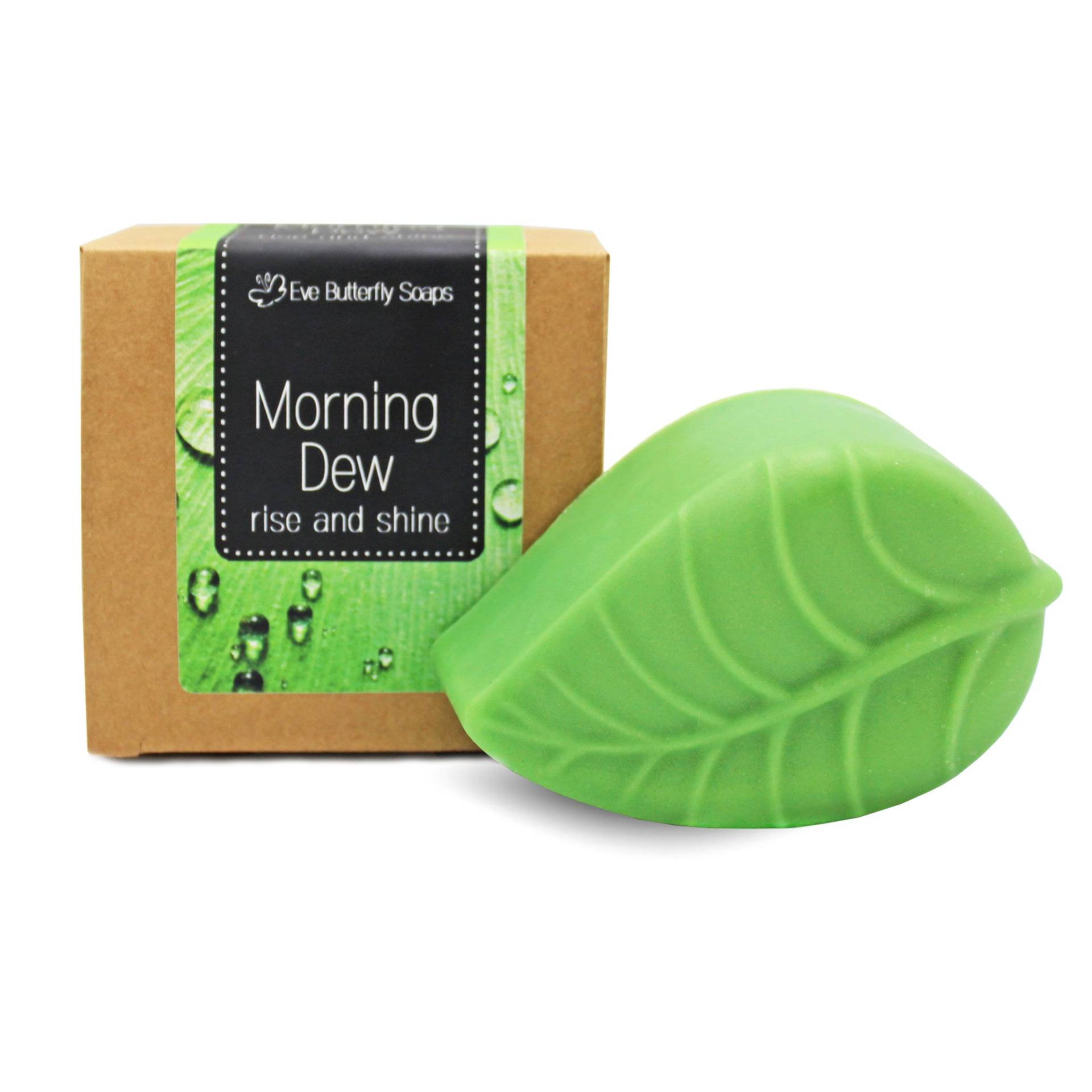 Naturseife "Morning Dew" | Frisch, Grüner Duft, Leicht Blumig, Bambus, Amber Und Holznoten von EveButterflySoaps