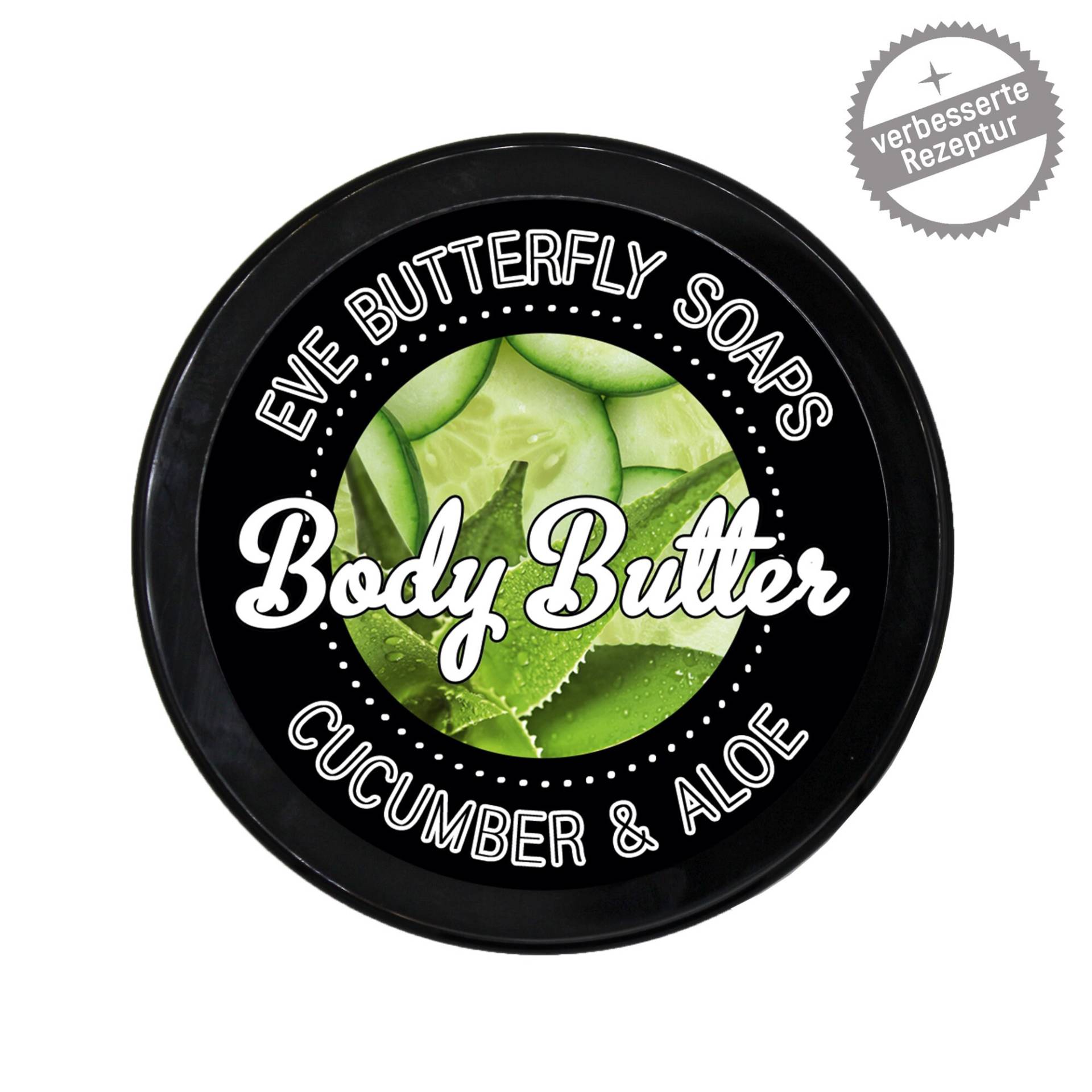 Shea Body Butter "Cucumber & Aloe" | Körpercreme, Lotion, Sheabutter von EveButterflySoaps