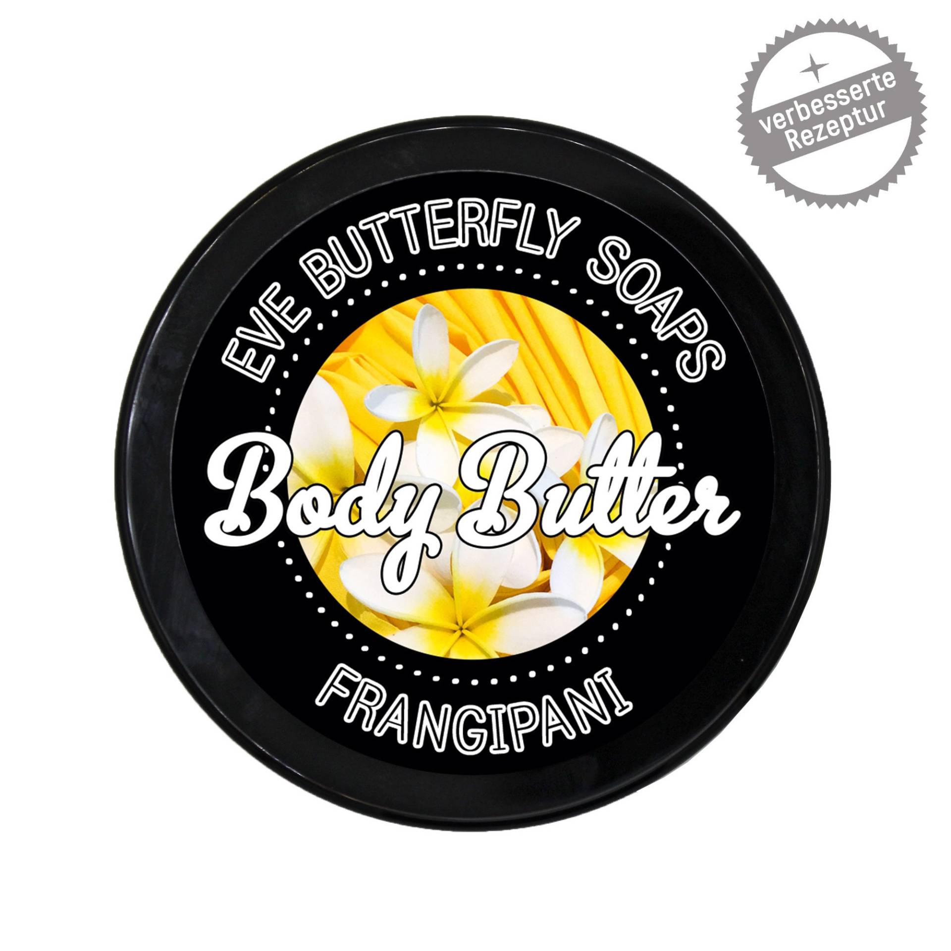 Shea Body Butter"Frangipani" | Blütenduft, Plumeria, Tempelblume, 125 G von EveButterflySoaps