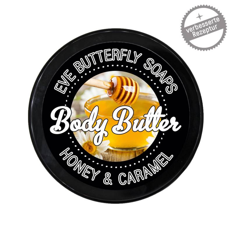 Shea Body Butter "Honey & Caramel" | Duft Nach Honig Und Karamell von EveButterflySoaps