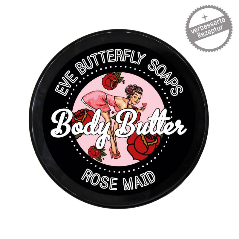 Shea Body Butter"Rose Maid" | Rosenduft, Neroli, 125 G von EveButterflySoaps