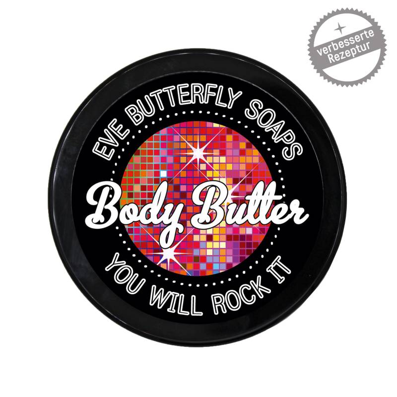 Shea Body Butter "You Will Rock It" | Himbeeren, Blaubeeren, Vanille, Lotion, 125 G von EveButterflySoaps