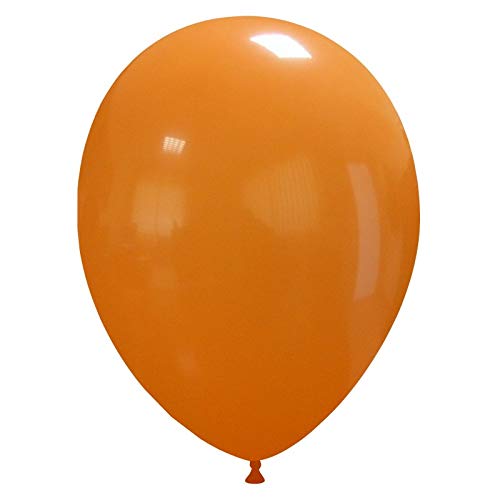 Event Kauf 25-1000 STK. Luftballons Metallic/Standard, Ø ca. 27 cm, Helium (500 Stück, Standard Nr.18: Orange) von Event Kauf