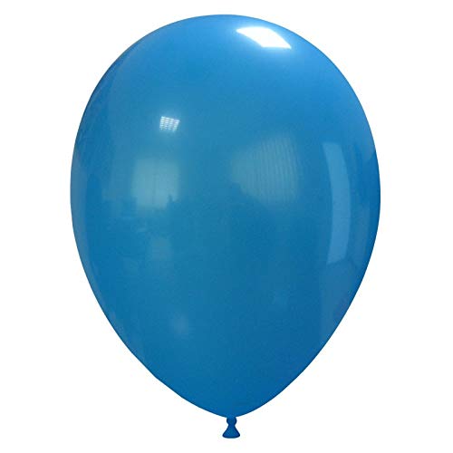 Event Kauf 25-1000 STK. Luftballons Metallic/Standard, Ø ca. 27 cm, Helium (500 Stück, Standard Nr.43: Blau) von Event Kauf