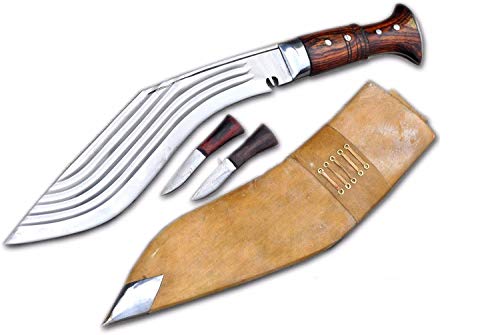 35 cm Blade Gurkha Messer - 5 Furcher Gurkah Messer-Knvies-Khukuri-Kukri-Knvies handgefertigt in Nepal von Everest Blade