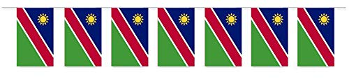 Everflag Papierfahnen-Kette 5m : Namibia von Everflag