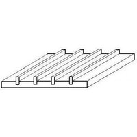 Wellblech gefalzt, 1x150x300 mm, Raster 12,70 mm, 1 Stück von Evergreen