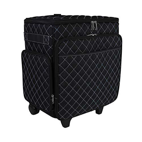 Everything Mary Rolltasche für Bastelarbeiten, gesteppt, Papierbasteltasche mit Rädern für Sammelalben und Kunstaufbewahrung, Organizer-Tasche für IRIS-Boxen, Zubehör und Zubehör, für Lehrer und Everything Mary Rolltasche für Bastelarbeiten, gesteppt, Papierbasteltasche mit Rädern für Sammelalben und Kunstaufbewahrung, Organizer-Tasche für IRIS-Boxen, Zubehör und Zubehör, für Lehrer und von Everything Mary