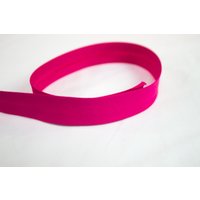 Elastisches Schrägband vorgefalzt pink von Evlis Needle