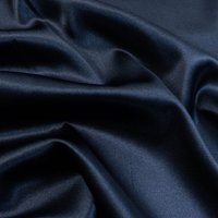 Italienische Seide Stretch Deluxe dark navy von Evlis Needle