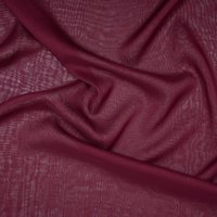 Italienischer Seiden Chiffon bordeaux von Evlis Needle