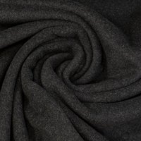 Mantelstoff Wool Touch melange schwarz von Evlis Needle