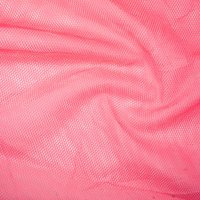 Netzstoff Grob elastisch Neon pink von Evlis Needle