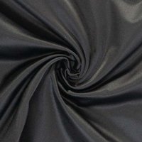 Satin Dekostoff Gala Uni schwarz von Evlis Needle