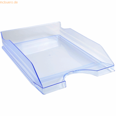 10 x Exacompta Briefablage Ecotray Linicolor A4 transluzent eisblau von Exacompta