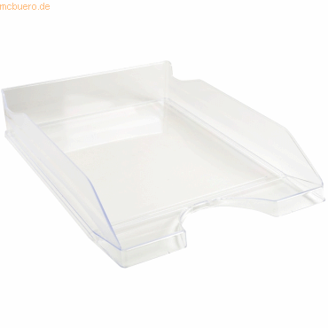 10 x Exacompta Briefablage Ecotray Office A4 glasklar von Exacompta