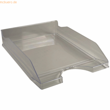 10 x Exacompta Briefablage Ecotray Office A4 transluzent grau von Exacompta