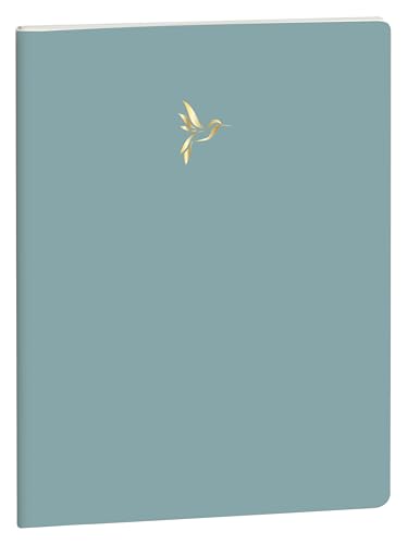 EXACOMPTA - 2105072E – Notizbuch Elise liniert – 15 x 21 cm – Farbe Blau von Exacompta