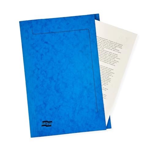 Europa Dokumentenmappe 300 Mikron Folio-Format 50 Stück blau von Exacompta