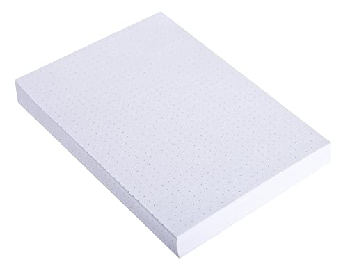 Exacompta 10700SE 100er Pack Karteikarten gepunkted DIN A7 ideal für die Schule, zum Lernen von Vokabeln Flashcards Memo Lernkarten Lernkartei 74 x 105 mm weiß von Exacompta