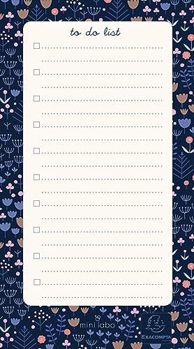 Exacompta - 3380122E - To Do List Mini Labo, 10 x 18 cm, Blau von Exacompta