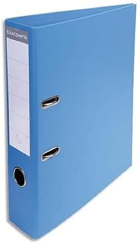 Exacompta 53742E -1 A4 Prem'Touch Ordner mit Hebelmechanik Rücken 70 mm Mechanik 75 mm Außenmaße: 32 x 29 x 7 cm Abheftbares Format A4 Farbe: Blau von Exacompta