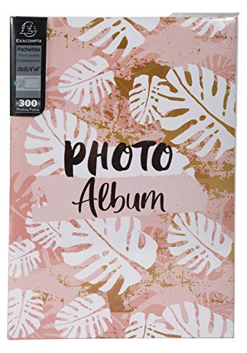 Exacompta 62223E Premium Fotoalbum Candy Blue mit 100 Seiten, perfekt für Ihre Fotos zum selbstgestalten Fotobuch Einsteckalbum rosa von Exacompta