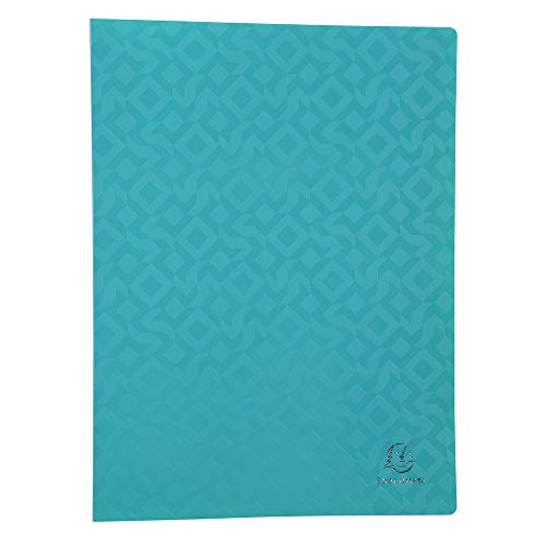 Exacompta 85520e Präsentationsmappe Offix aus flexiblem blickdichtem Kunststoff mit 50 Kristallglashüllen Format 24 x 32 cm für DIN A4 Zufallsfarbe Sammelmappe Dokumentenmappe Ideal für Büro von Exacompta