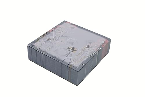 Exacompta GS026Z Notizblock, 250 bedruckte Seiten, 100 x 100 mm, ideal für Notizen und Erinnerungen, ideal für Zuhause und Büro, Bienen-Design von Exacompta