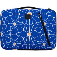 Exacompta Laptophülle Flower Kunstfaser blau bis 35,6 cm (14 Zoll) von Exacompta