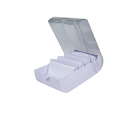 Exacompta - Ref. 5346423D - Karton mit 8 Learning Box BUNNYBOX A7 Aquarell - Maße 25 x 13,2 x 8,5 cm - Farbe Lila/Kristall - Kapazität bis zu 900 Karten im Format A7 Exacompta - Ref. 5346423D - Karton mit 8 Learning Box BUNNYBOX A7 Aquarell - Maße 25 x 13,2 x 8,5 cm - Farbe Lila/Kristall - Kapazität bis zu 900 Karten im Format A7 von Exacompta