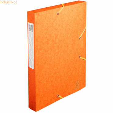 Exacompta Sammelbox Nature Future A4 40mm Manila-Karton orange von Exacompta