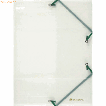 25 x Exacompta Sammelmappe A4 PP Füllhöhe: 500 Blatt transparent von Exacompta